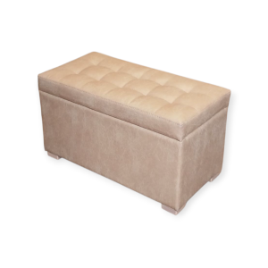 Банкетка з нішею "Верона" штучна замша "Вестерн" світло-коричнева антикіготь